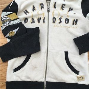 Harley Davidson zip up hoodie